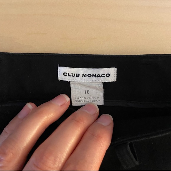 CLUB MONACO deep black dress pants. High quality. Size 10 circa 2010. - Picture 5 of 11